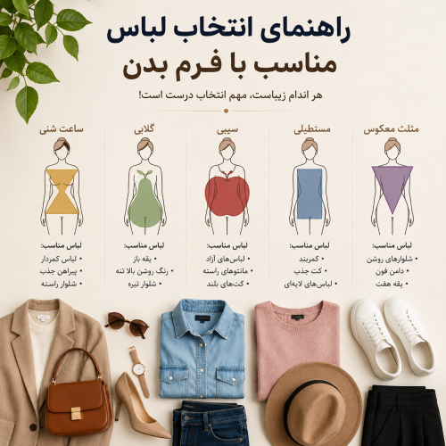راهنمای انتخاب لباس مناسب بر اساس فرم بدن؛ چگونه خوش‌پوش‌تر به نظر برسیم؟