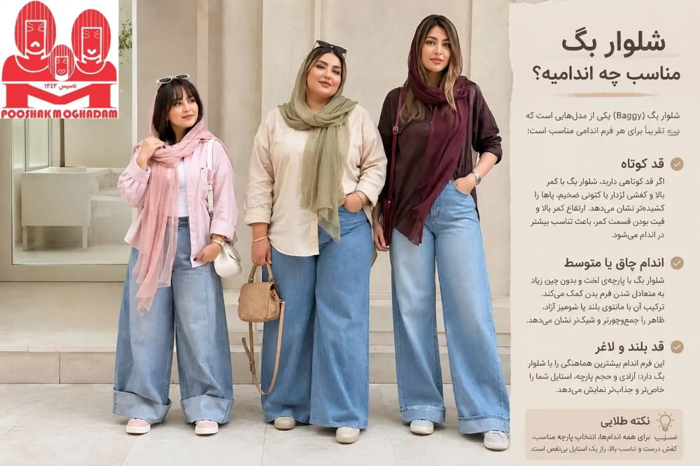شلوار بگ مناسب چه اندامیه