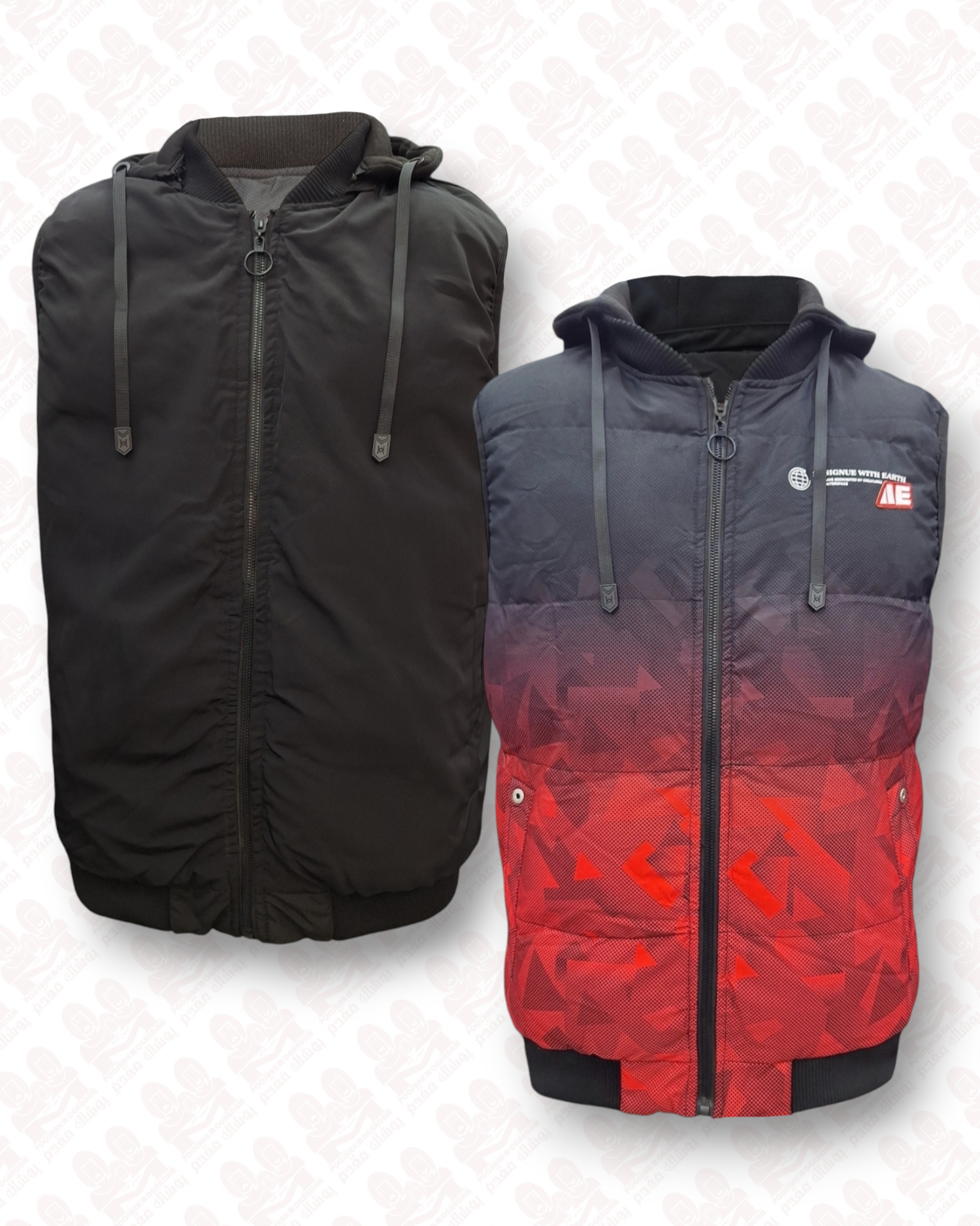 پافر سیلیکونی کد3100-99022 سایز2XL مشکی قرمز