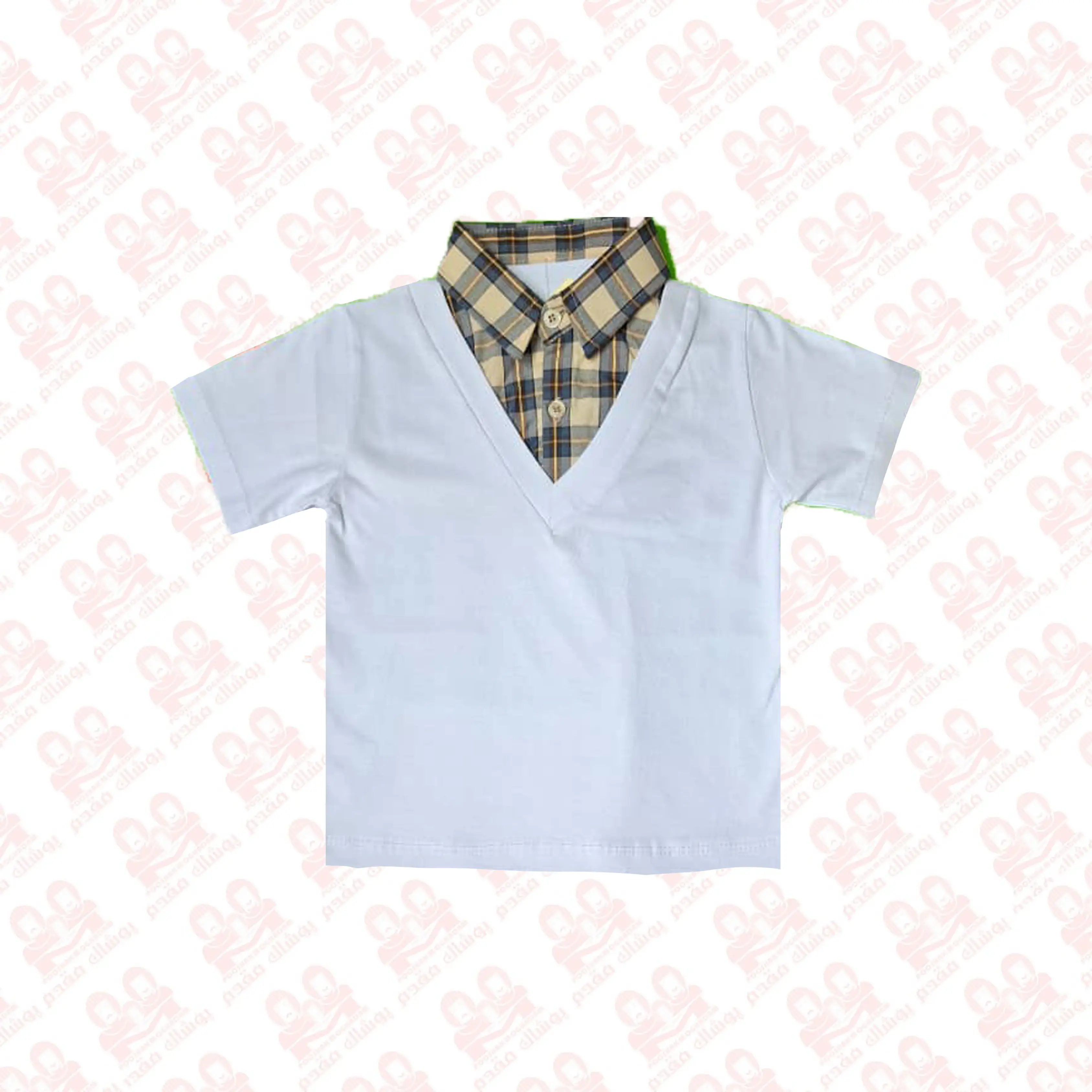 تیشرت پسرانه پنبه دویقه کد1100-2180-02 سایز50