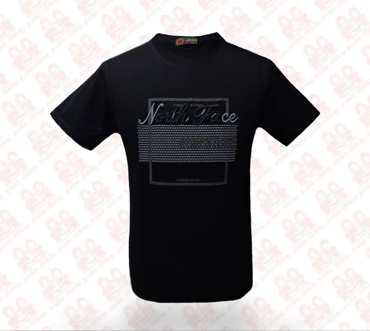 تیشرت مردانه اسپرت پنبه مشکی کد 2300 سایز 2XL