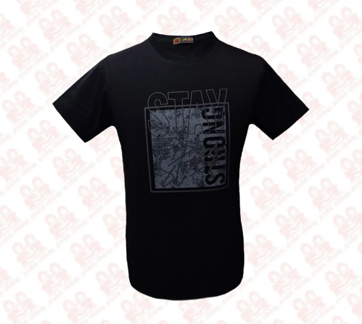 تیشرت مردانه اسپرت پنبه مشکی کد 2300-004 سایز 2XL