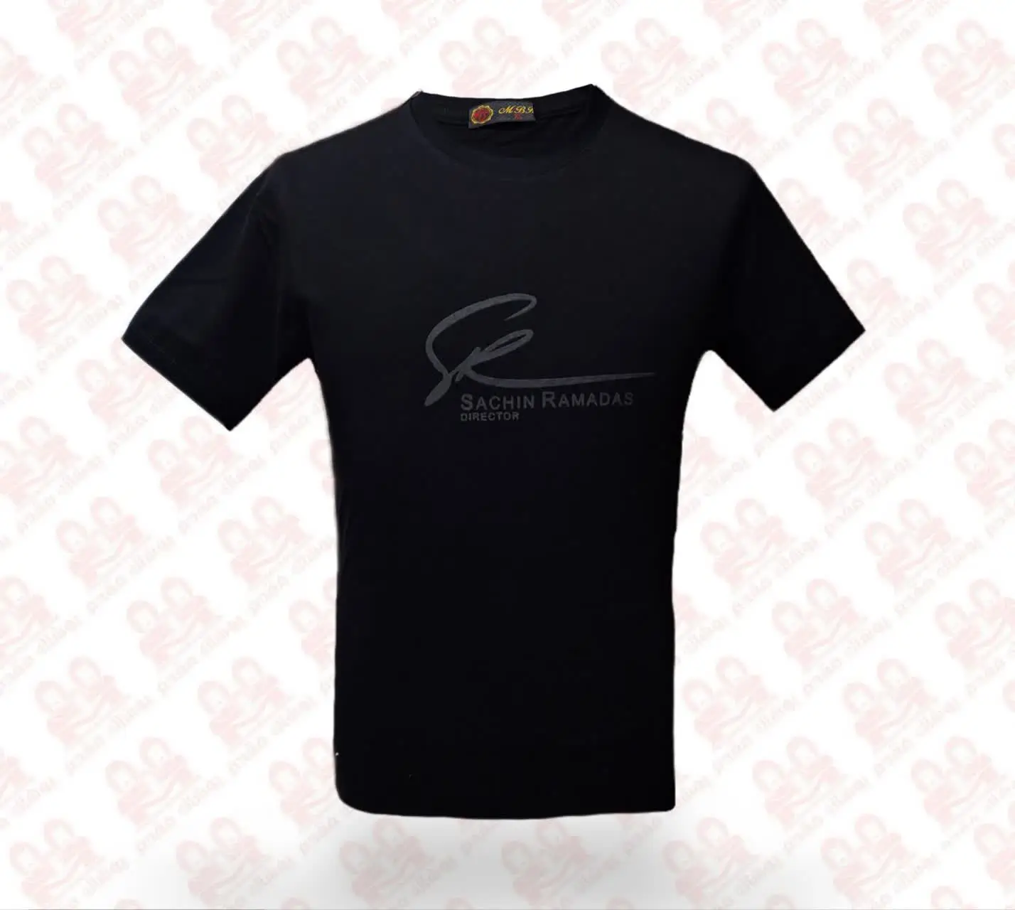 تیشرت مردانه اسپرت پنبه مشکی کد 2300-009 سایز 2XL