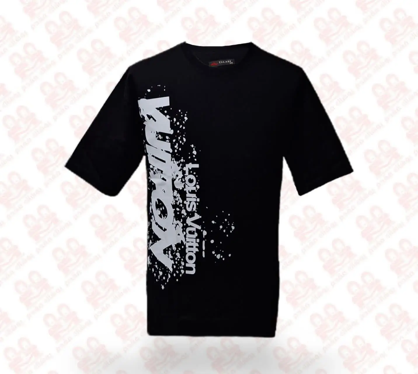 تیشرت مردانه لانگ پنبه مشکی کد 6800-002 سایز 5Xl