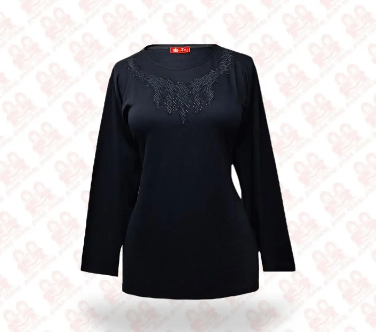 تیشرت زنانه جودون مشکی کد2100-6397 سایز2XL