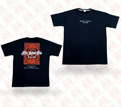 تیشرت بچگانه پنبه دوروچاپ گلیمی مشکی کد5900-280