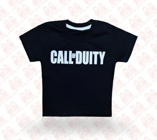 تیشرت پسرانه پنبه چاپی مشکی کد7400