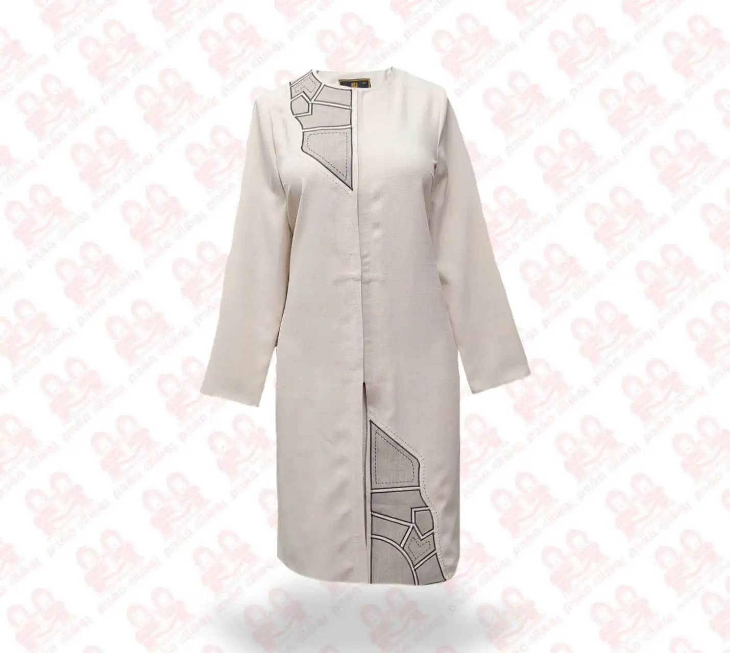 مانتو زنانه یقه گرد کد1600-52-03 سایز50