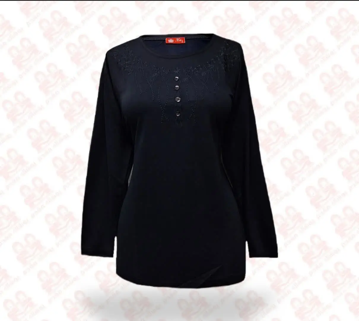 تیشرت زنانه جودون مشکی کد2100-6392 سایز2XL