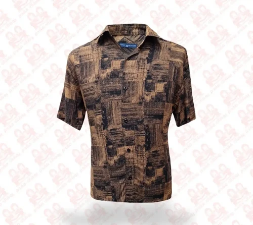 پیراهن مردانه هاوایی آستین کوتاه کد2000