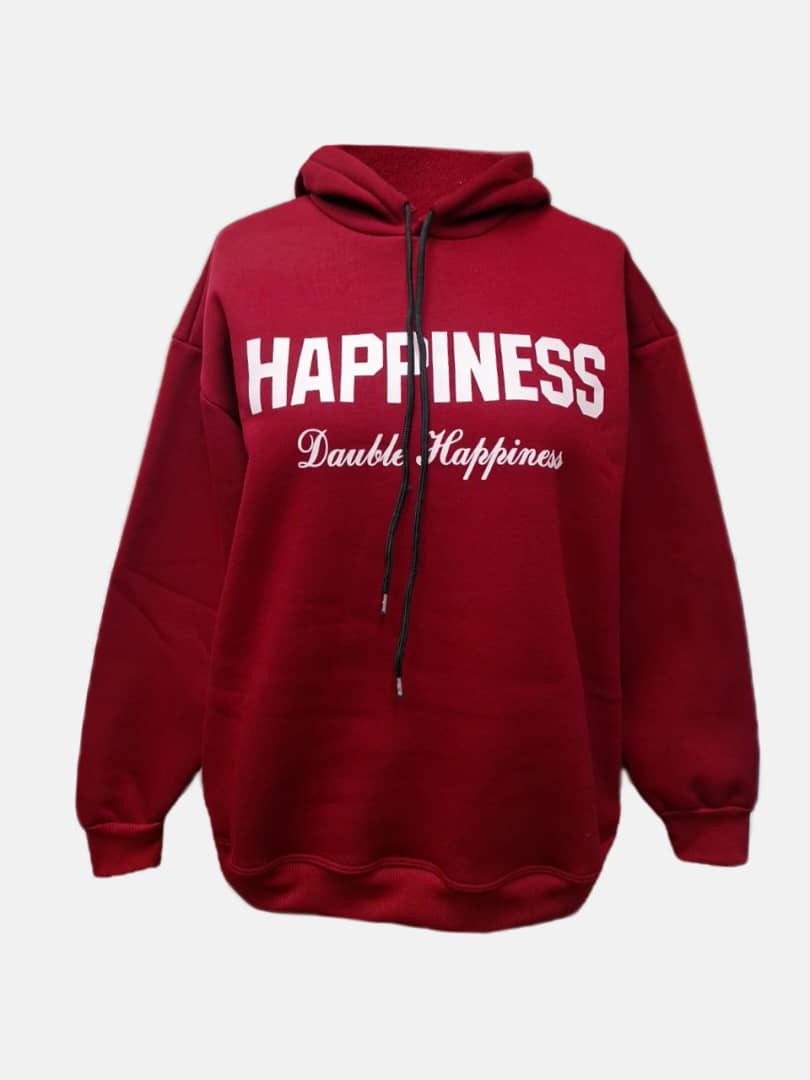 ست اسپرت هودی شلوار زرشکی AV5070