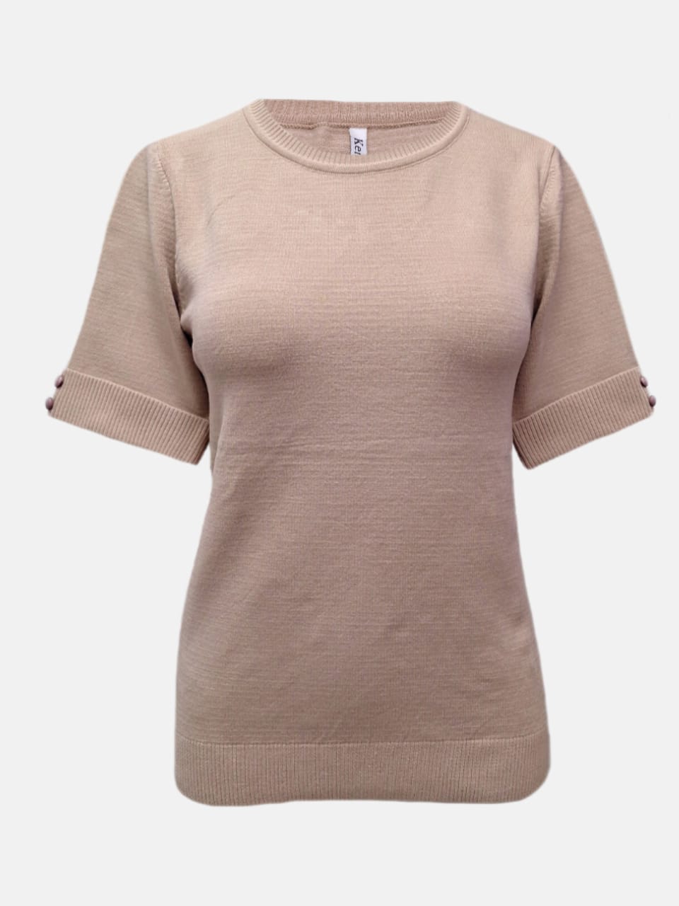 تیشرت زنانه گپ کرم AV1214