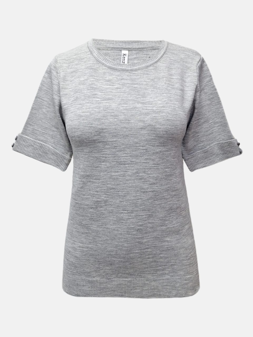 تیشرت زنانه گپ طوسی AV1214