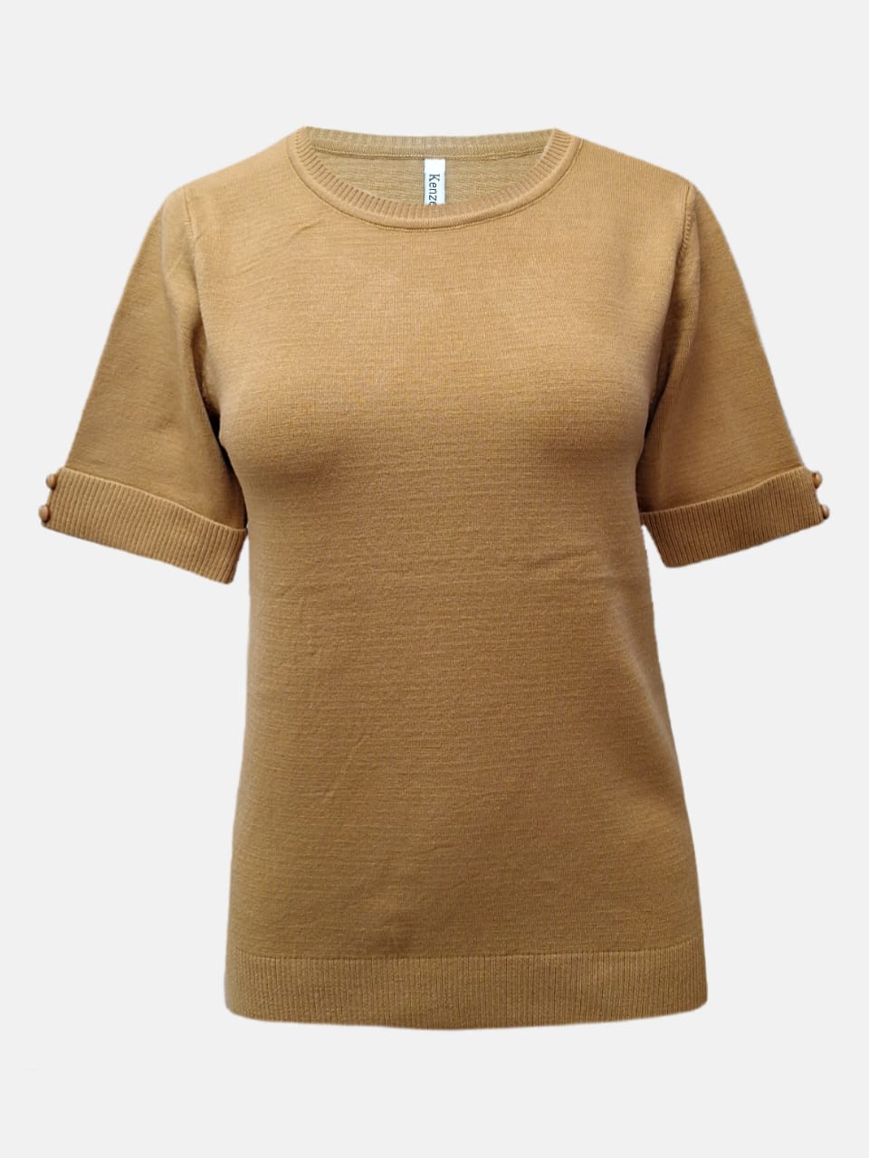 تیشرت زنانه گپ نخودی AV1214