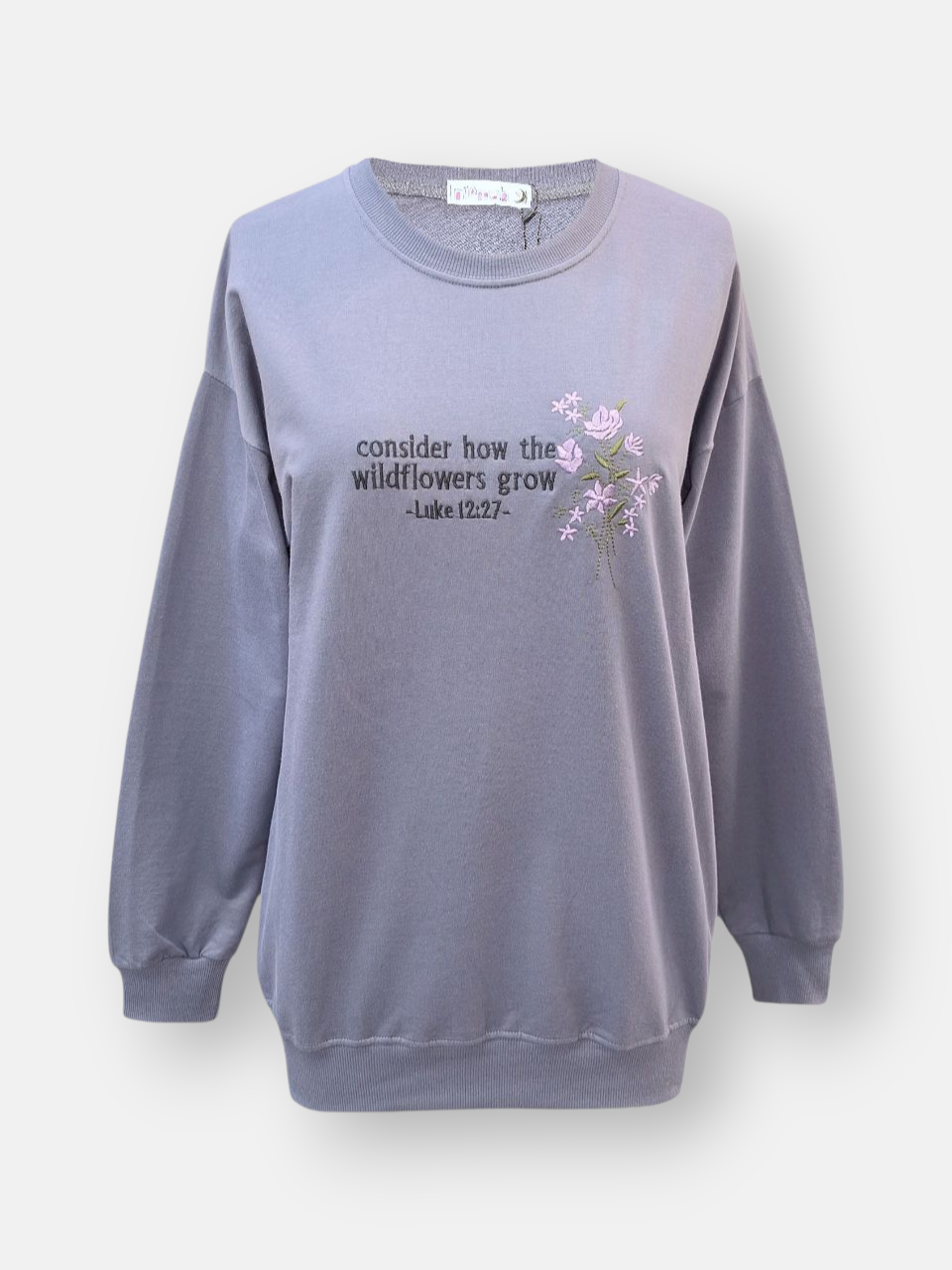 بلوز زنانه دورس پنبه طوسی CT1