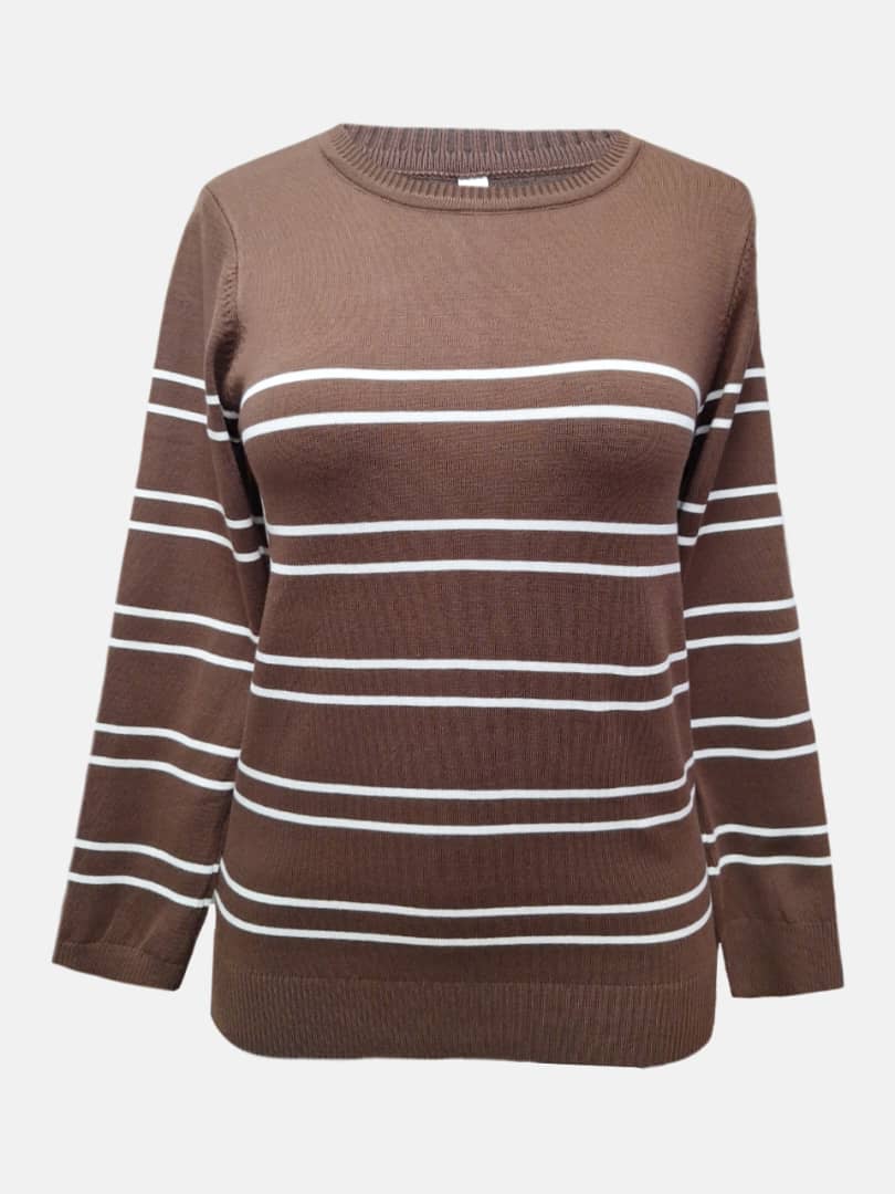 بلوز زنانه گپ قهوه ای AV1295