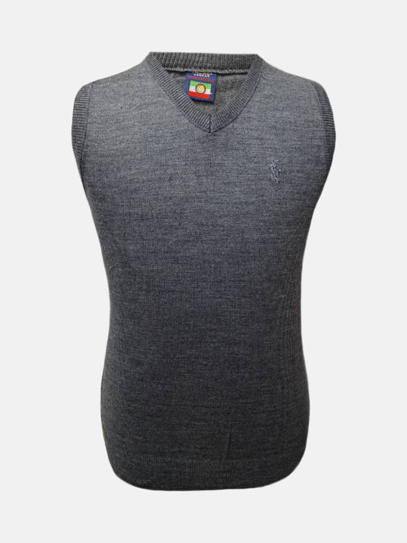 ژیله مردانه بافت اکریل طوسی CR سایزL