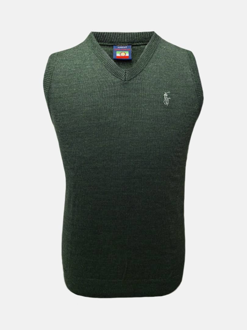 ژیله مردانه بافت اکریل یشمی CR سایزL