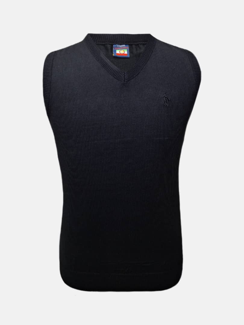 ژیله مردانه بافت اکریل مشکی CR سایزL