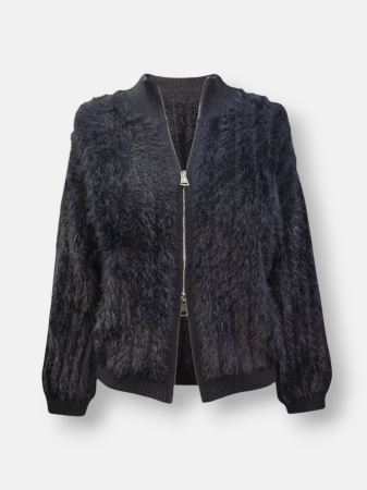 کت زنانه زیپ دار موهر DA8008