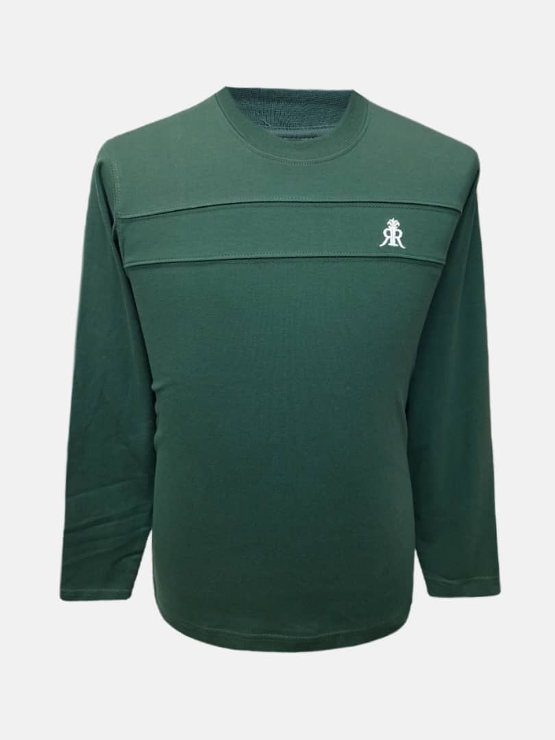 بلوز مردانه یقه گرد رینگی خامشور یشمی BH سایزL