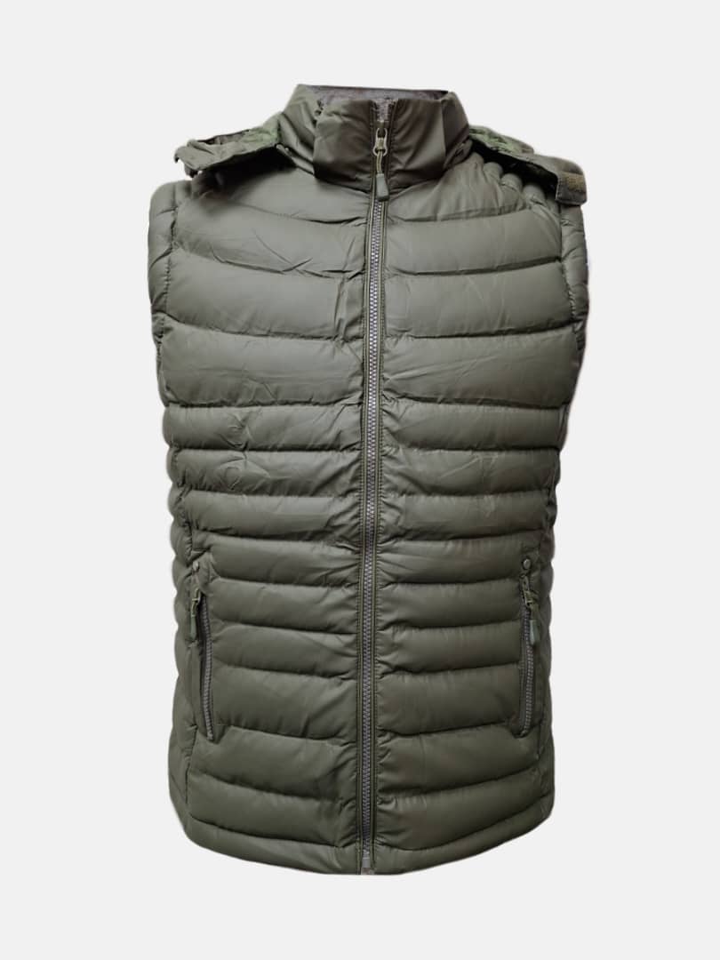 پافر مردانه کلاهدار پر سیلیکونی یشمی CN277 سایزXL