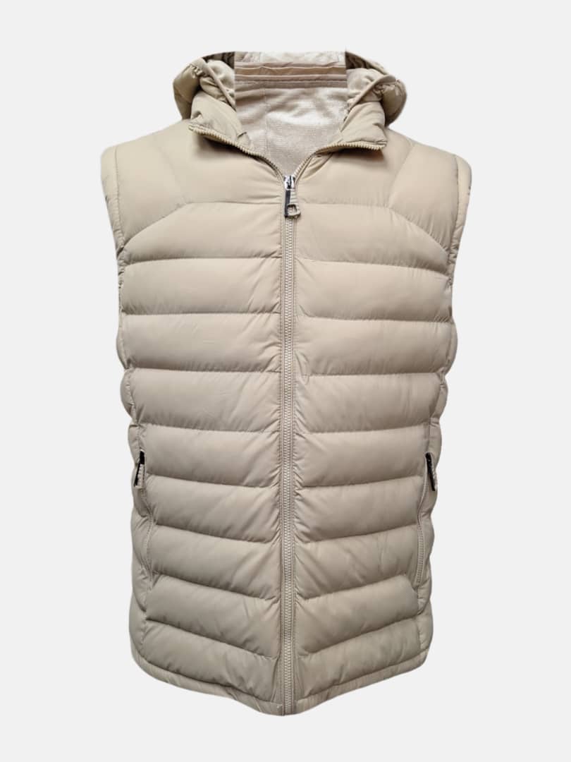 پافر مردانه کلاهدار شمعی کرم CN2860 سایز5XL