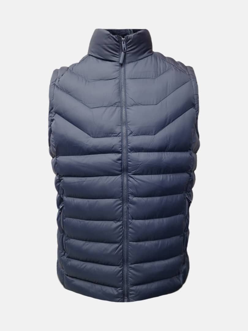 پافر مردانه کلاهدار شمعی سرمه ای CN2653 سایز5XL