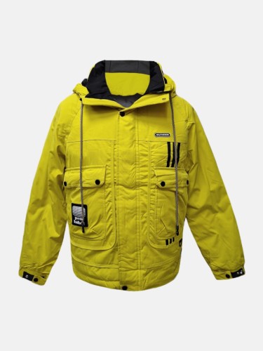 کاپشن مردانه باکسی کلاهدار برزنتی CN25006