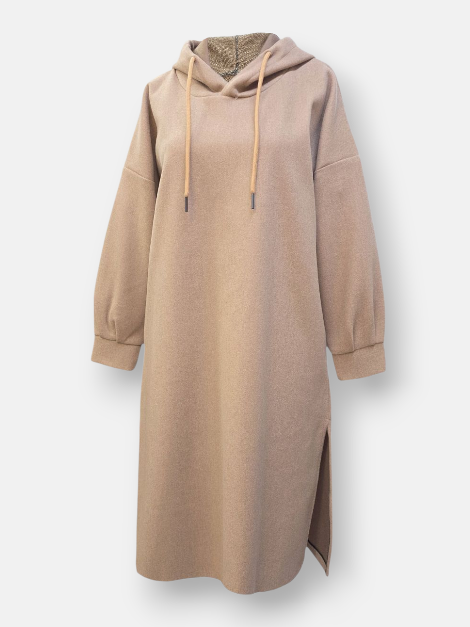 کفتان کلاهدار فوتر کش کرم AY