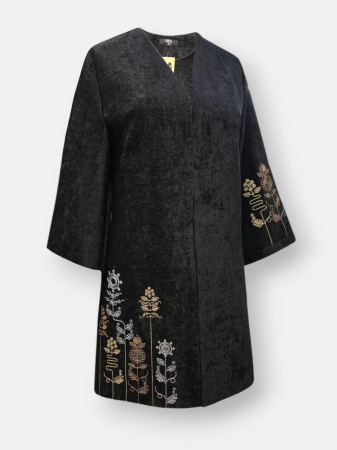 مانتو زنانه مخمل شانل بیشه AY