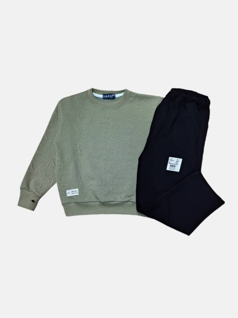 ست پسرانه بلوز شلوار ژاکارد CT