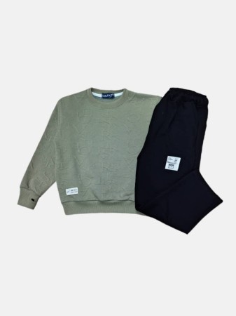 ست پسرانه بلوز شلوار ژاکارد CT