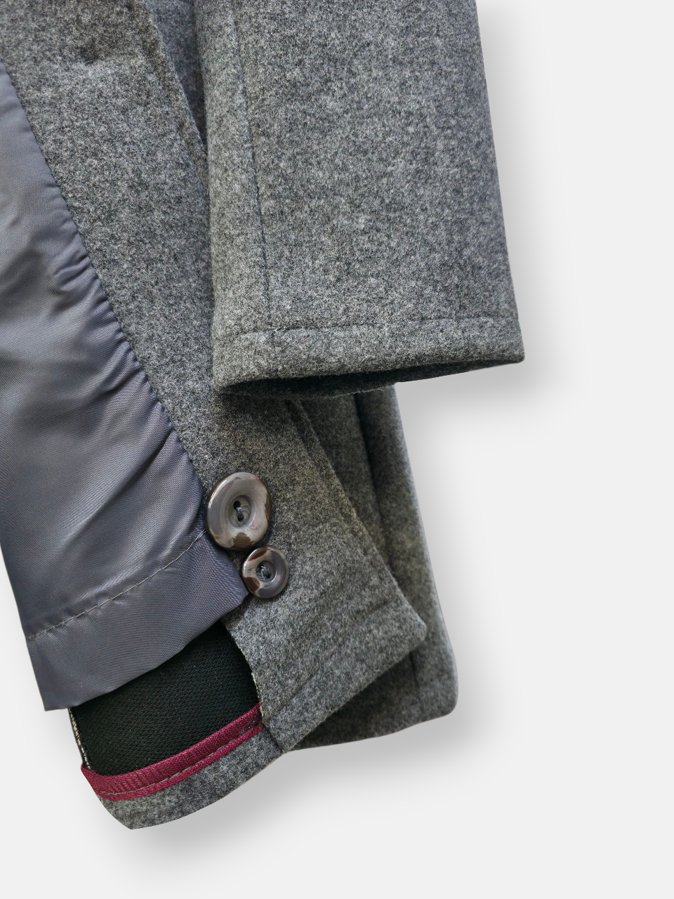 مانتو زنانه کوتاه فوتر طوسی AQ306 سایز48