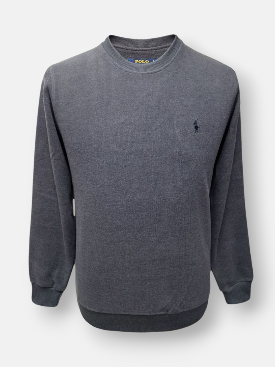 بلوز مردانه یقه گرد سلانیک طوسی AO سایز2XL