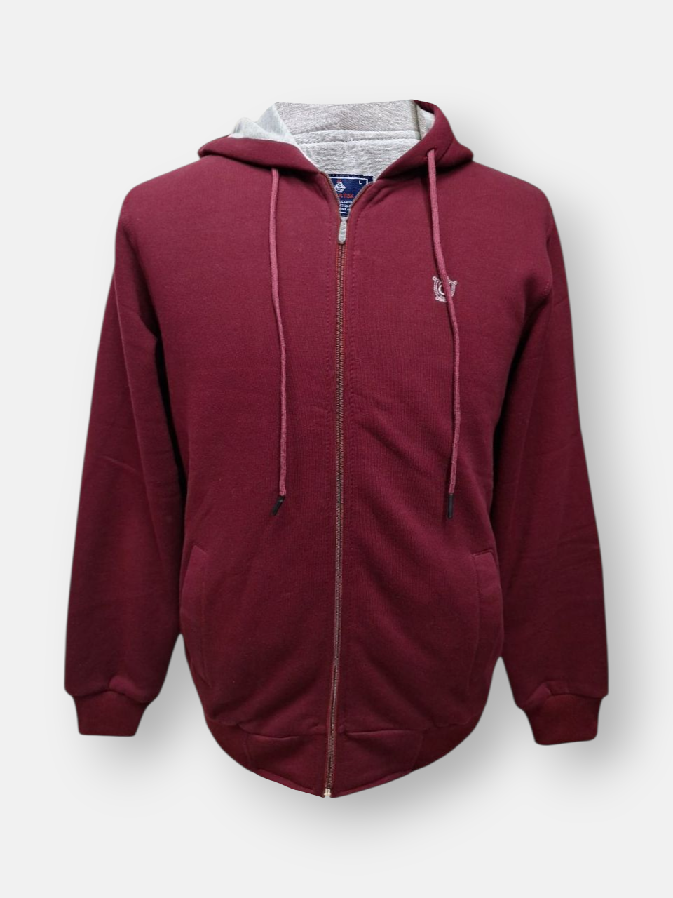 سوئیشرت مردانه دورس زرشکی AO سایزL