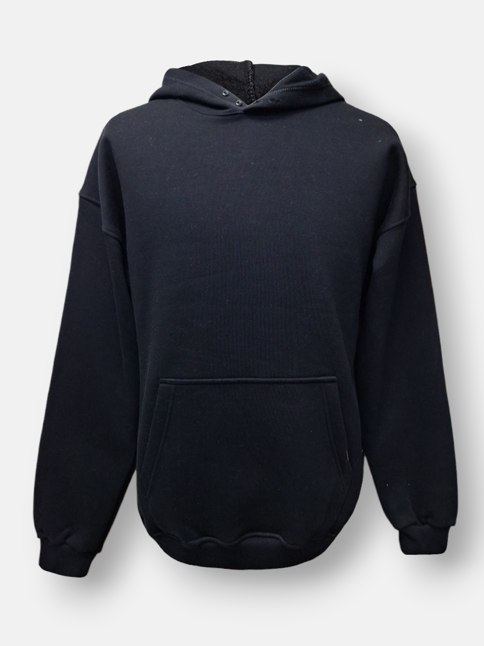 هودی مردانه کلاهدار مشکی AJ134 سایزL