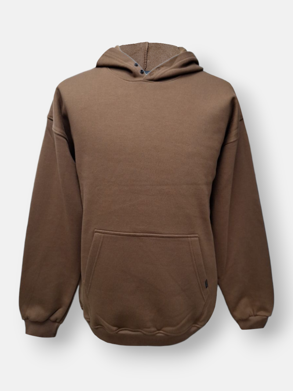 هودی مردانه کلاهدار قهوه ای AJ134 سایزL