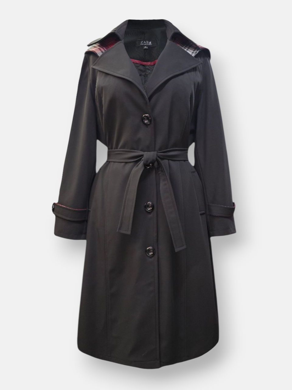 بارانی زنانه کلاهدار پشت بلدینگ دایان AY