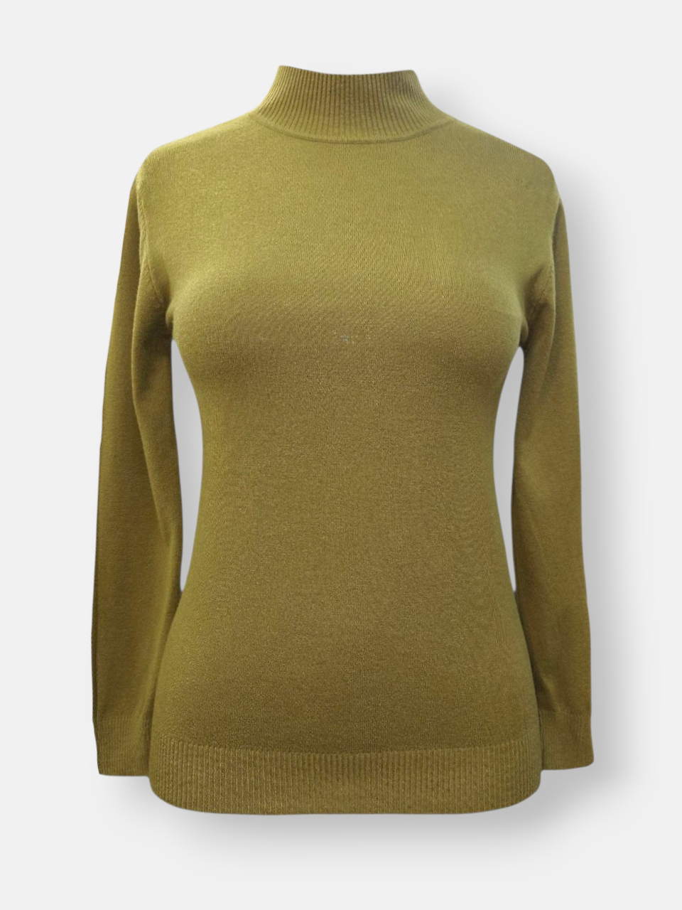 بلوز زنانه یقه ایستاده گپ حنایی DA9009