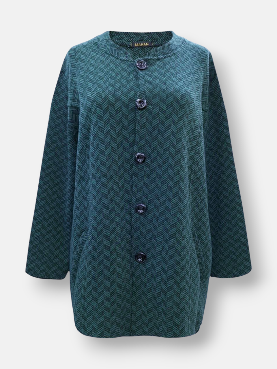 ژاکت زنانه جناقی بافت کله غازی AV902