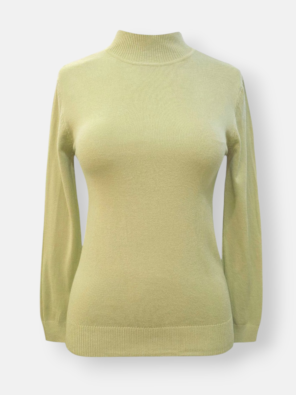 بلوز زنانه یقه ایستاده گپ سبز DA9009