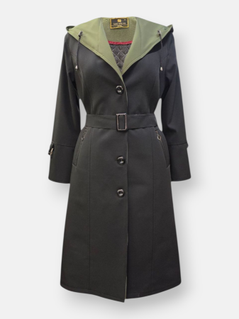 بارانی زنانه بلند پرادو پشت بلدینگ AQ309