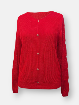 بلوز زنانه یقه هفت توری DA262