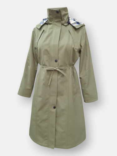 بارانی کلاهدار کتان زارا زنانه