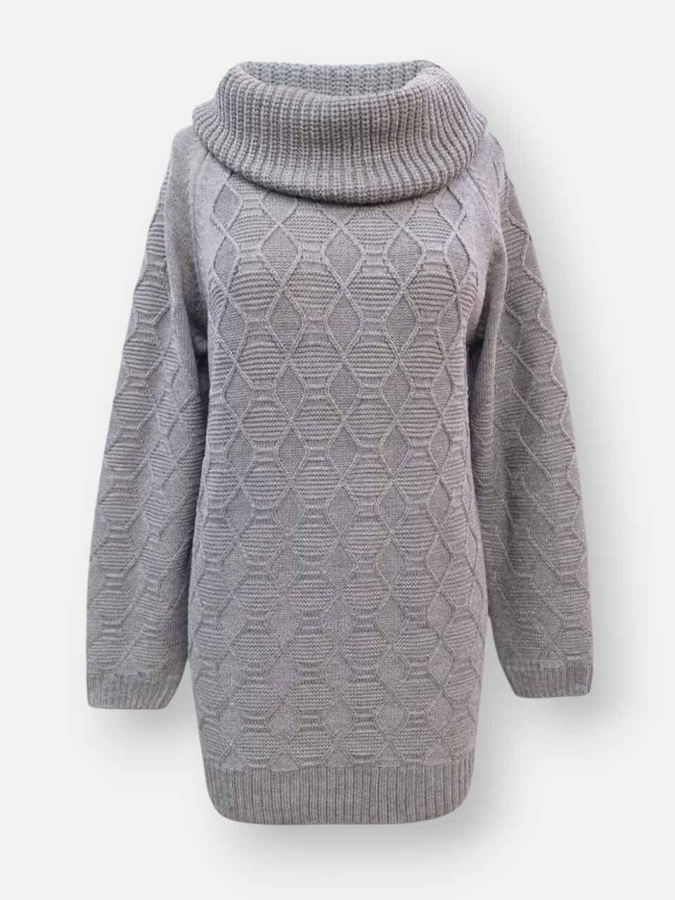 تونیک زنانه بافت طوسی BU