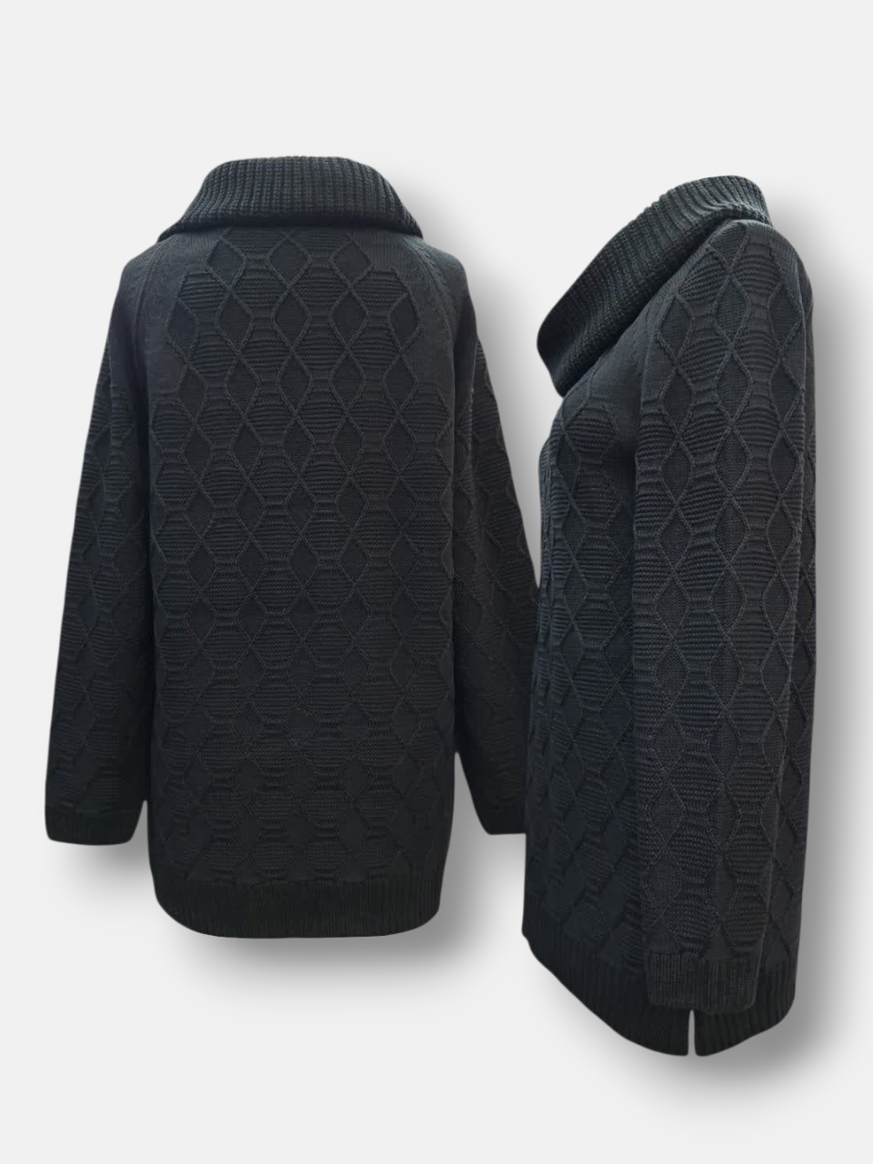 تونیک زنانه بافت مشکی BU