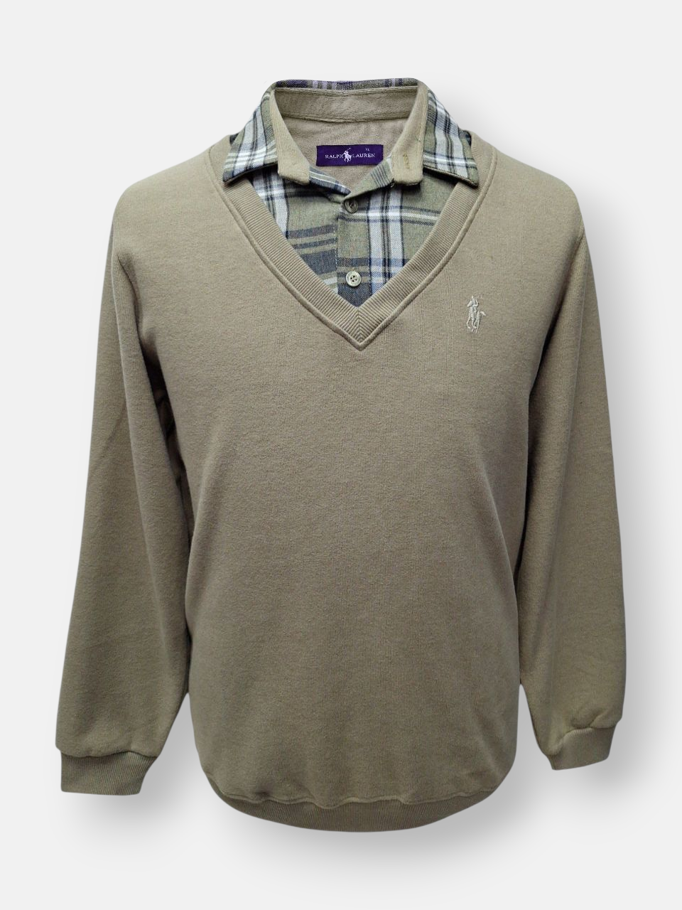 بلوز مردانه یقه دار سلانیک سدری AO سایزL