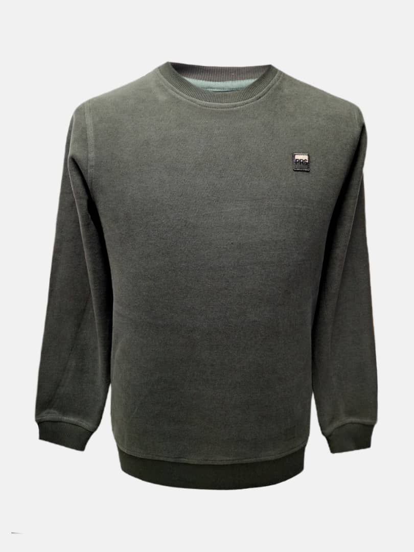 بلوز مردانه یقه گرد سلانیک یشمی CZ4012 سایزL