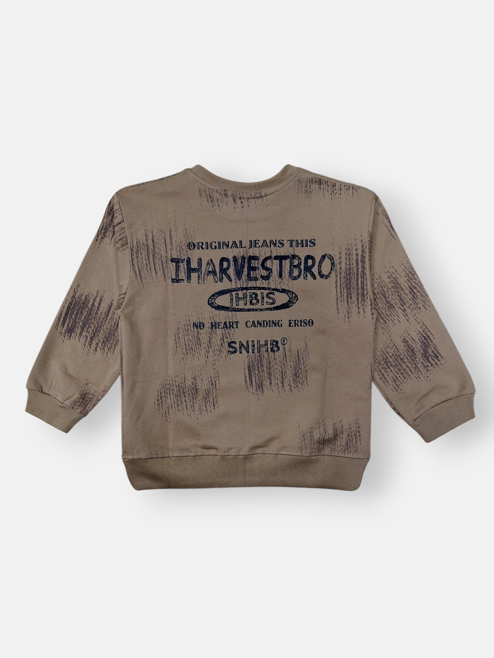 ست بچگانه اسپرت بلوز شلوار نسکافه ای CT1130 سایز50